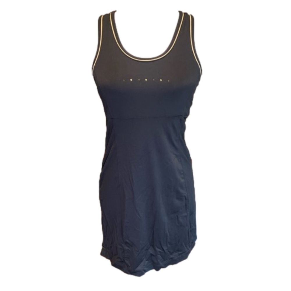Tail black /gold racerback tennis dress size small